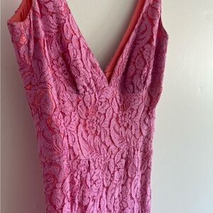 Trina Turk Pink Lace dress
